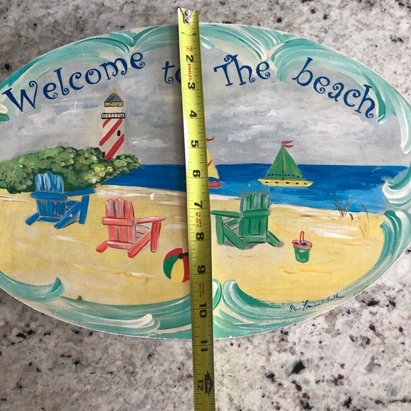 Welcome to the beach wall decor - Picture 4 of 6